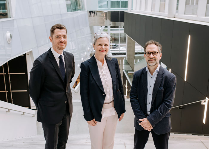 Alaric Bourgoin, Josée Fiset et Denis Chênevert